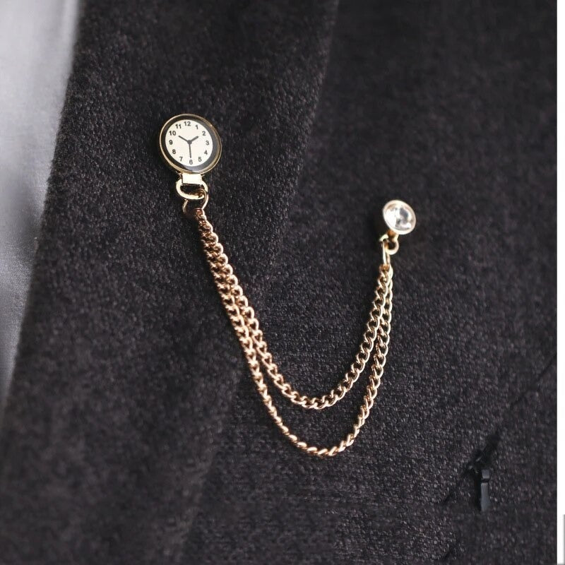 Broche Traje Masculino, Pin De Solapa, Accesorios De Joyería