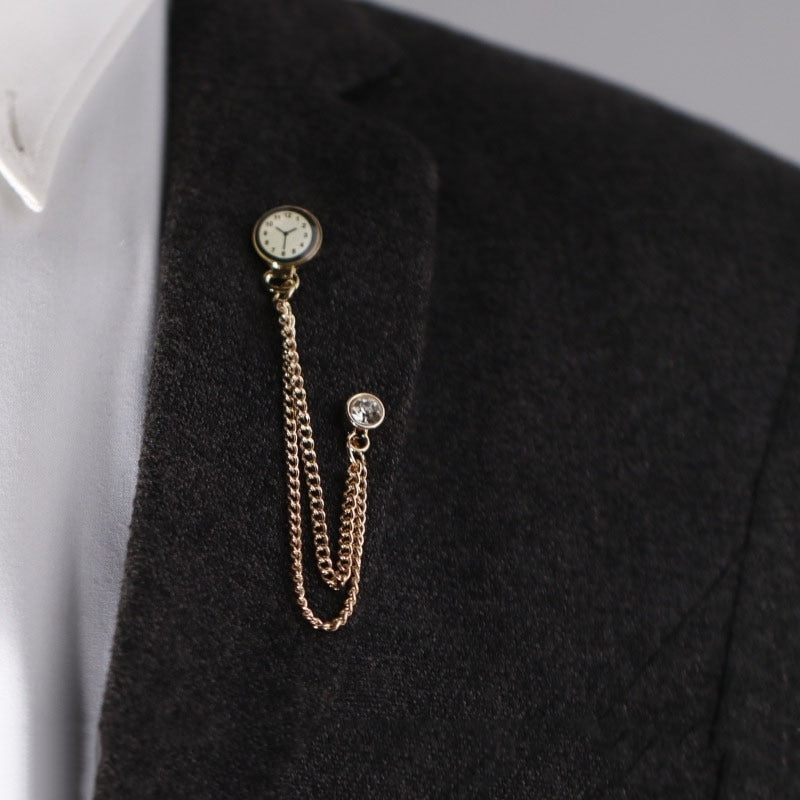 Broche Traje Boda, Pin Solapa, Accesorios, Ramillete Joyería