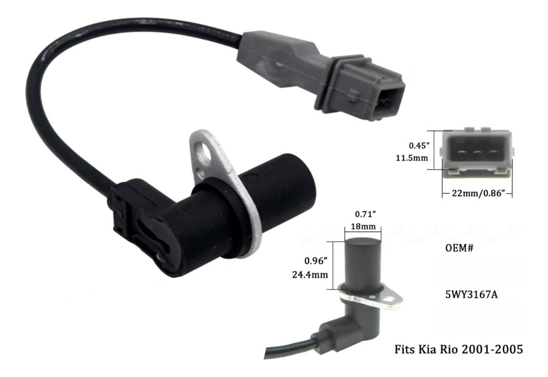 Sensor De Cigüeñal Para Kia Rio Base Sedan 20012005 5wy3167a