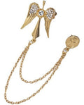 Broche Con Alas En Ángulo, Traje, Pin De Solapa, Ramillete
