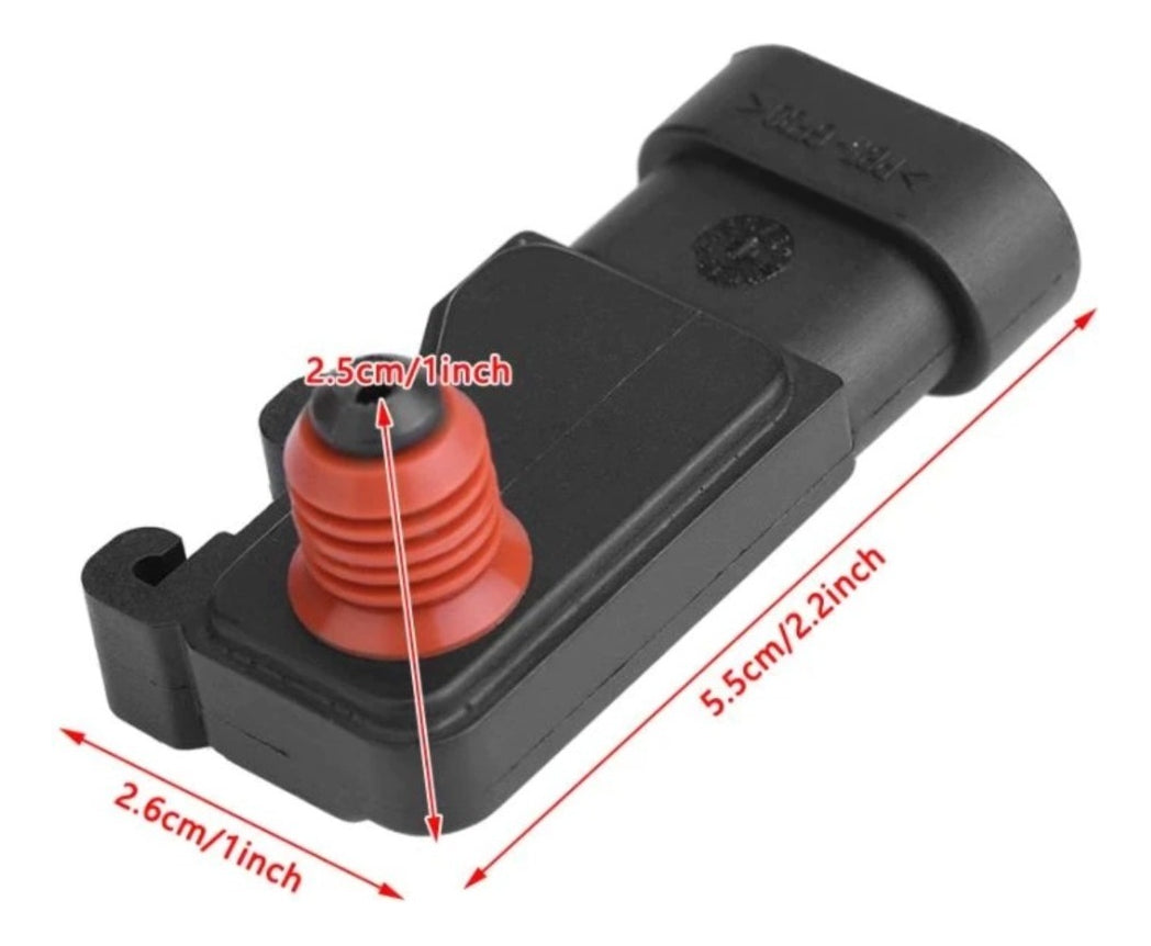 Sensor De Presión Absoluta D Colector Map Chevrolet 12614970